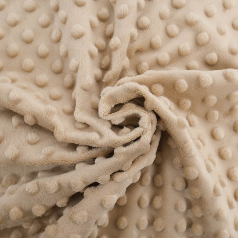 Minkee Pois Oeko-Tex Premium sable - Maison Klem
